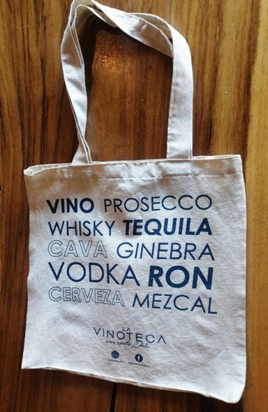 BOLSA DE TELA LA VINOTECA