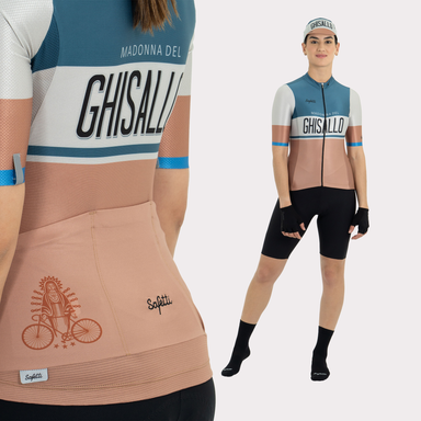 Camisa Ciclismo Manga Corta Madonna Para Mujer