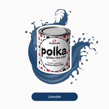 Polka.Paint - Lincoln (navy blue)