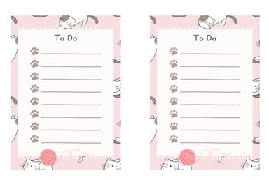 Catie’s Yarn ball Notepad 30 sheets A6 (4.1 x 5.8 inches)