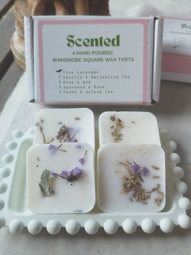 4 Pieces of Scented Square Wax Tarts