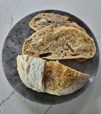 High-protein Sourdough White Bread 