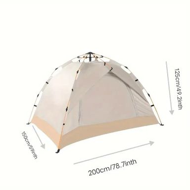 Fully Automatic 2-3 Person Double Layer Tent, Outdoor Camping Tent For Family Travel, Camping Supplies Free Installation