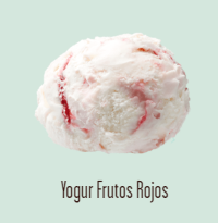 Helado artesanal Yogur Frutos Rojos 1/2 Litro