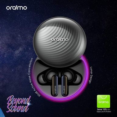 oraimo SpaceBuds Hybrid ANC True Wireless Earbuds Customized Voice Prompt