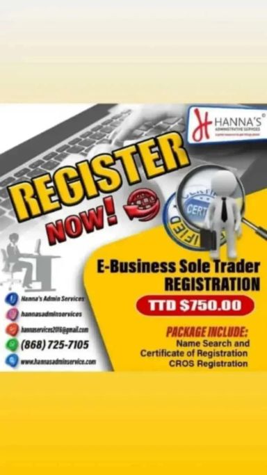 SOLE TRADER BUSINESS REGISTRATION 