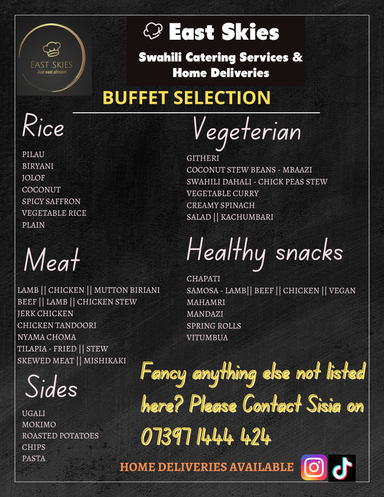 Small Buffet (8-14 Guests)