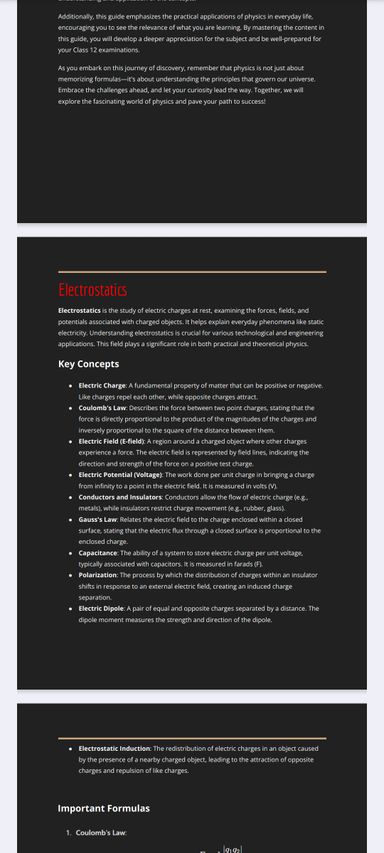 Mastering Class 12 Physics: The Ultimate Study Guide with Key Concepts, Formulas, and Practice for CBSE Success: Ultimate Physics Blueprint For CBSE Class 12th Success