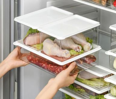 Food Storage Box acrylic Refrigerator Food Sealed Box 