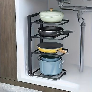 Adjustable Pot Rack Organizer