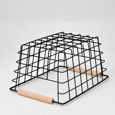 Metal Wire Storage Basket With Handle