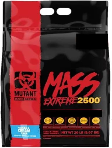 MUTANT MASS EXTREME 2500 20LBS COOKIES AND CREAM