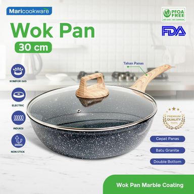 GRANITE SET 7 PCS, WOKPAN, FRYPAN, SAUCEPAN,SOUP PAN