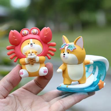 Vacation Corgi Miniature