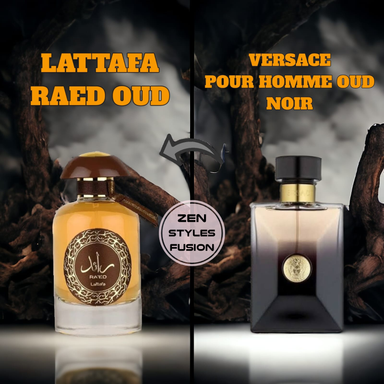 LATTAFA RAED OUD -VERSACE POUR HOMME OUD NOIR