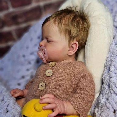 20 Inch 50cm Newborn Baby Doll With Realistic Veins Lifelike Handmade Vinyl Reborn Dolls Sleeping Baby 