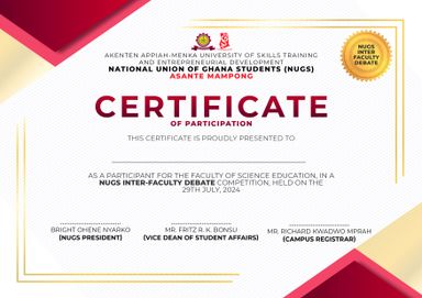 Certificate and Citation design 