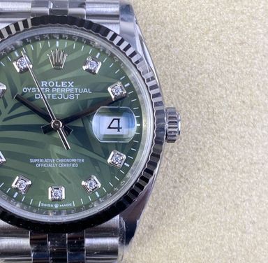 Super Clone Datejust 36 Diamon Palm Dial