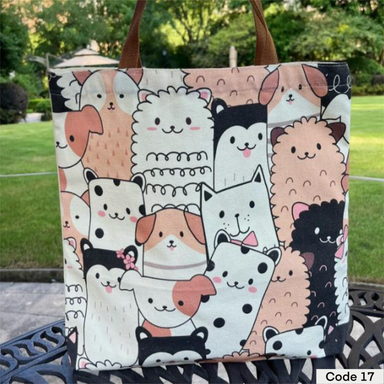 Cat Themed Tote Bag 