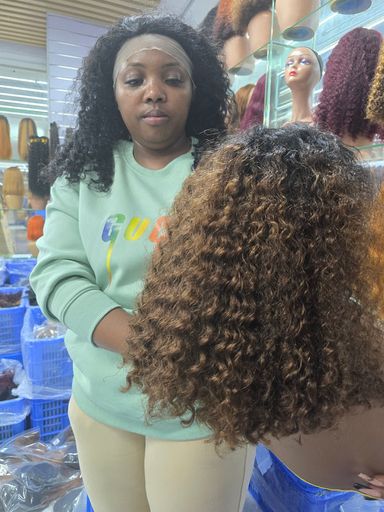 Deep Curly - human hair wig (Full lace)