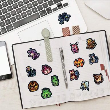 Stickers Pokémon Néon