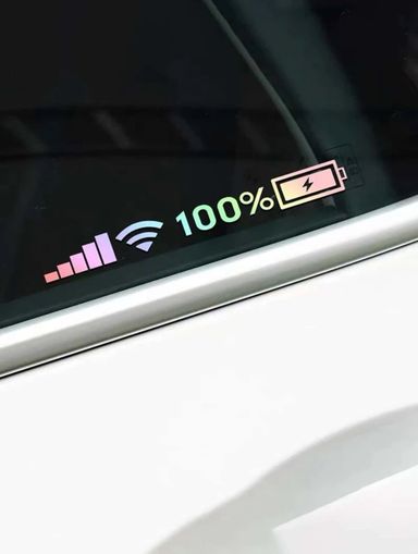 Sticker Barre de Charge et Wi-Fi iPhone