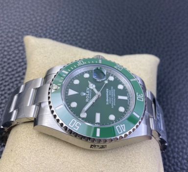 Super Clone Submariner Date Hulk 116610LV Green Dial Green Ceramic Bezel 904L Steel Case & Oyster Bracelet - 3235 Movement