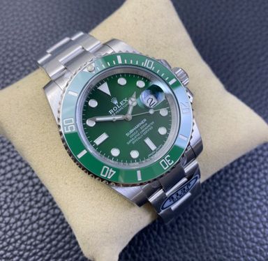 Super Clone Submariner Date Hulk 116610LV Green Dial Green Ceramic Bezel 904L Steel Case & Oyster Bracelet - 3235 Movement