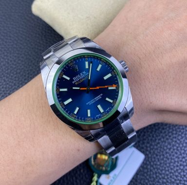 Super Clone Milgauss Blu Dial - Ref 116400GV - assembled watch