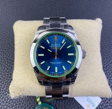 Super Clone Milgauss Blu Dial - Ref 116400GV - assembled watch