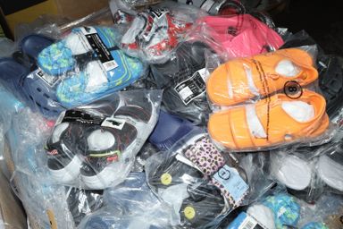 New Overstock Assorted Bins of Avia & And 1 Sandals