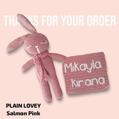 [PREORDER] Customised Name Lovey Bunny