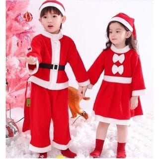 Santa claus kids xmas costume 