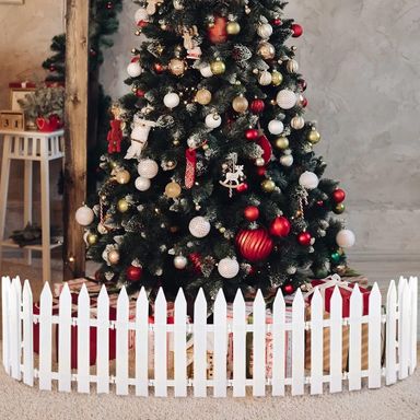 Decorative Christmas fence