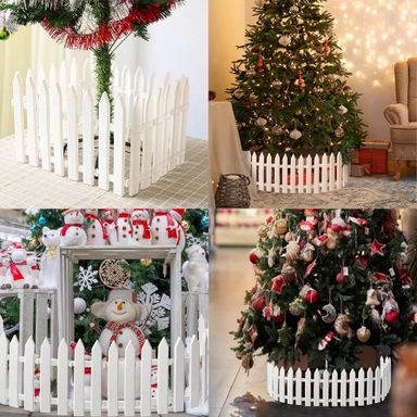 Decorative Christmas fence