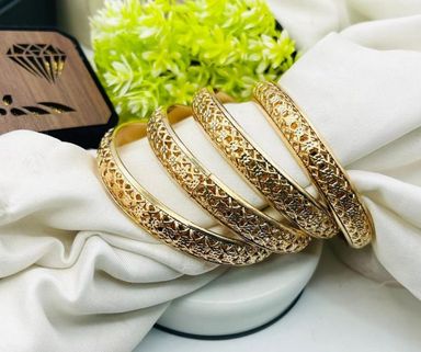 Golden Elegant Indian Bangles