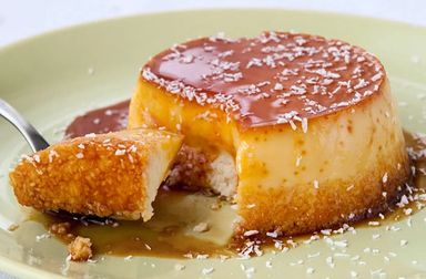 Flan de coco