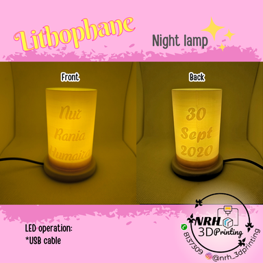 Lithophane Night Lamp