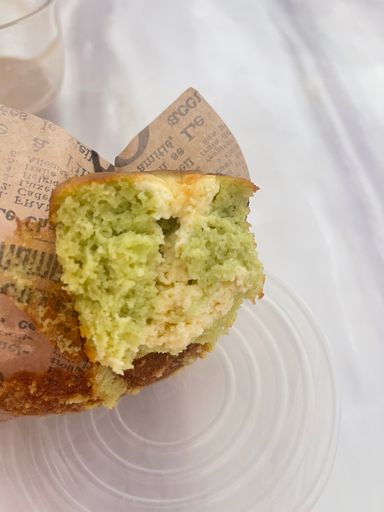 Pandan Cream Cheese Muffins