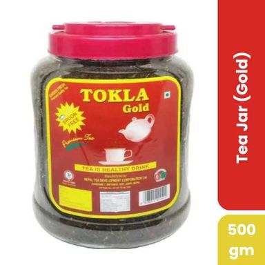 Tokla Gold Tea Jar, 500gm