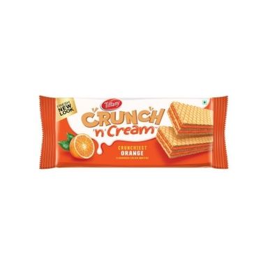 Tiffany Crunch N Cream Orange Wafer 65g