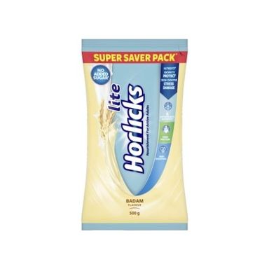 HORLICKS LITE BADAM POUCH 500G