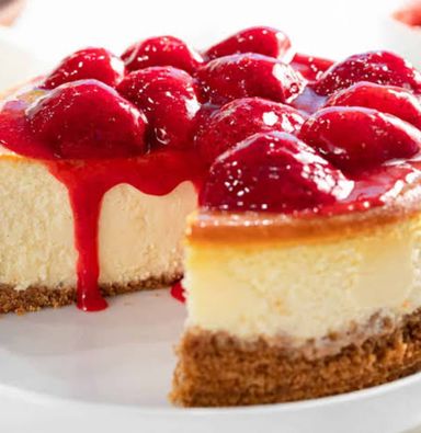 Dessert of the day - Strawberry Cheesecake