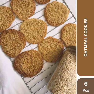 Chhaya Bakes Oatmeal Lace Cookies, 6 Pcs