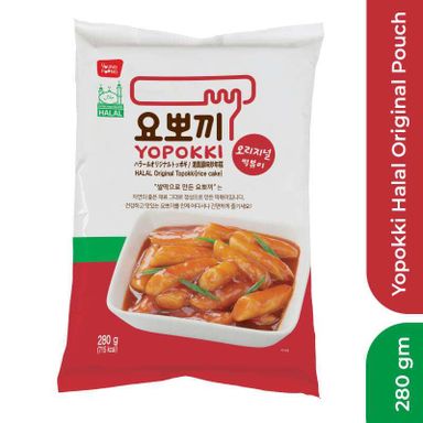 Yopokki Halal Original Pouch (Tteokbokki), 280gm