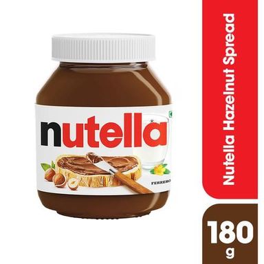 Ferrero Nutella Hazelnut Spread, 180 g Jar