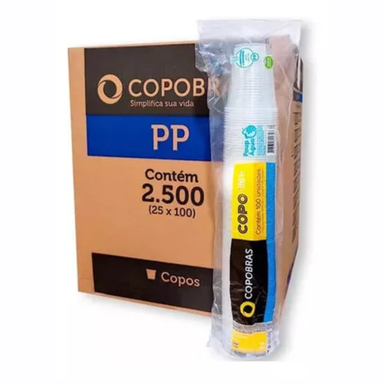 COPO 180ML (COPOBRAS)  100UN 