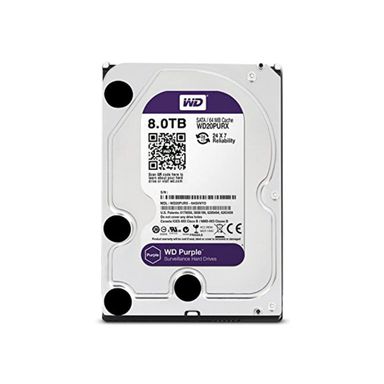 WD80PURX - WD80PURX – WD 8TB Hard Drive Disk SATA 3.5″ 5600rpm HDD for HIKVISION CCTV System NVR DVR