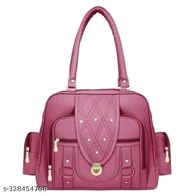 MINATI PU HAND BAG pink weman standard 