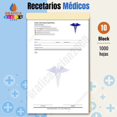 Recetarios Médicos • 10 Block